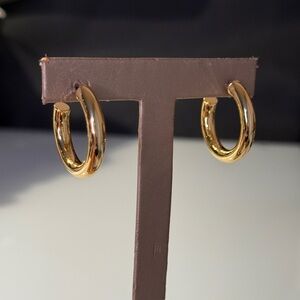Chunky Gold Hoop Earrings